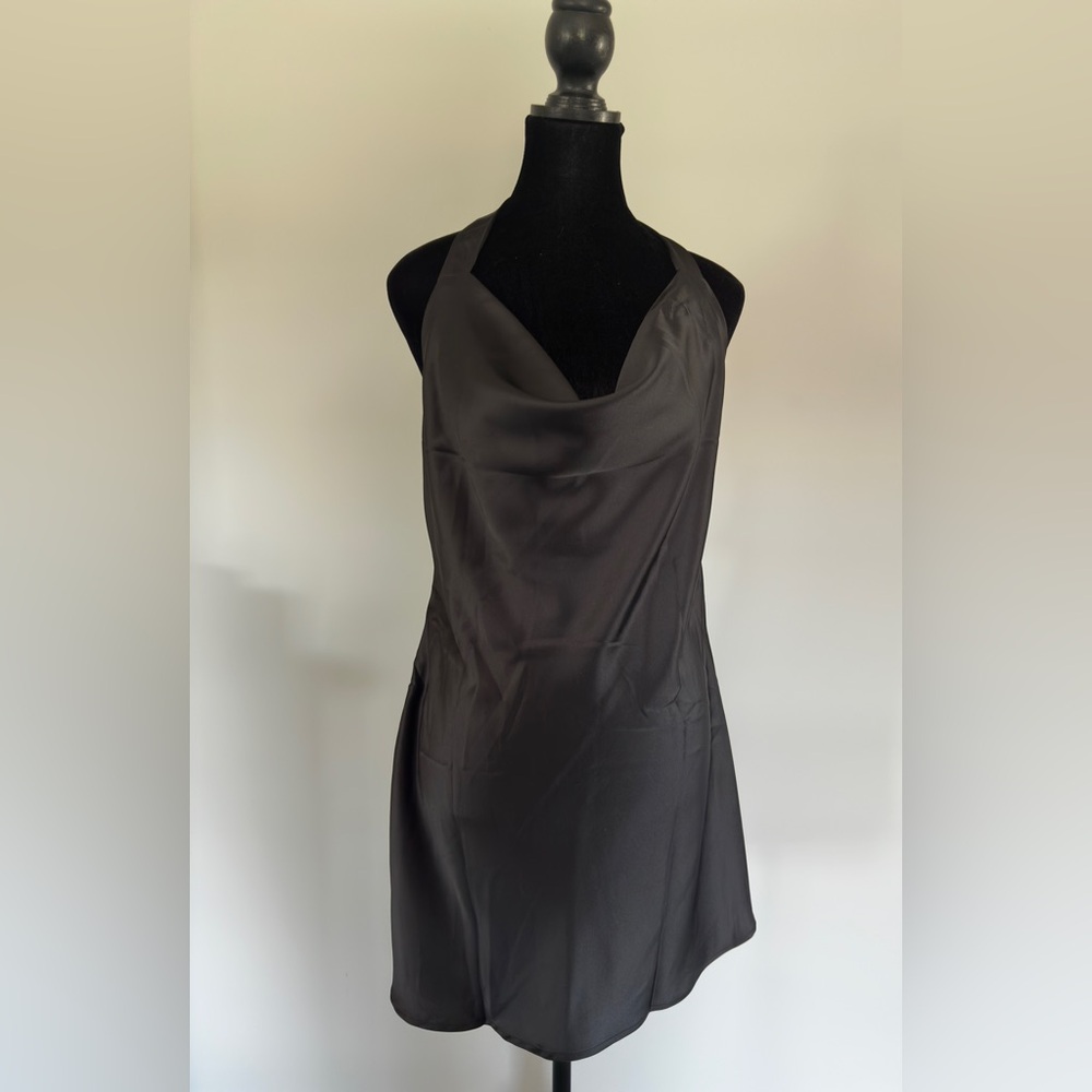 Black mini dress